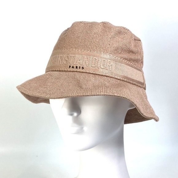 Dior 04DBB923A132 bucket hat bob hat cotton / Viscose pink main image 9